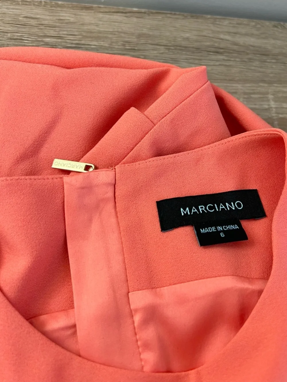 Marciano Coral Ruffle Sheath Midi Dress - Picture 4 of 6